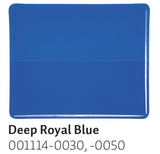Deep Royal Blue Transparent (1114) 2mm-1/2 Sheet-The Glass Underground