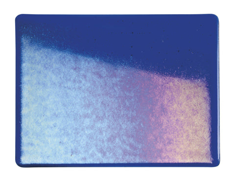 Deep Royal Blue Transparent Irid (1114-31) 3mm-1/2 Sheet-The Glass Underground