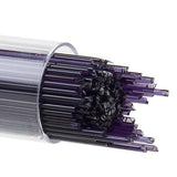 Deep Royal Purple Transparent Stringers (1128)-2mm-10-The Glass Underground