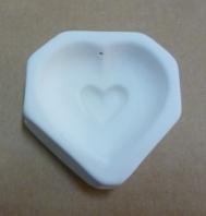 Double Heart Casting Mold-Default-The Glass Underground
