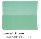 Emerald Green Transparent (1417) 2mm-1/2 Sheet-The Glass Underground