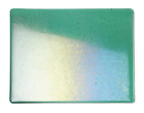 Emerald Green Transparent Irid (1417-31) 3mm-1/2 Sheet-The Glass Underground