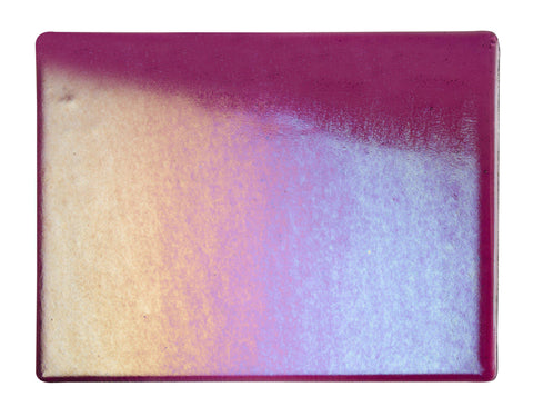 Fuchsia Transparent Irid (1332-51) 2mm-1/2 Sheet-The Glass Underground