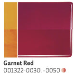 Garnet Red Transparent (1322) 3mm-1/2 Sheet-The Glass Underground