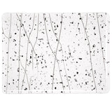 Gray and Black Frit, White Streamers Mardi Gras (4218) 3mm-1/2 Sheet-The Glass Underground