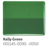 Kelly Green Transparent (1145) 2mm-1/2 Sheet-The Glass Underground