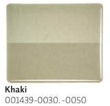 Khaki Transparent (1439) 2mm-1/2 Sheet-The Glass Underground