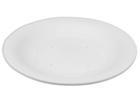 Large Round Dinner Plate - The Glass Underground 