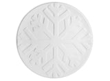 Large Snowflake Texture Plate-Default-The Glass Underground