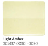 Light Amber Transparent (1437) 2mm-1/2 Sheet-The Glass Underground