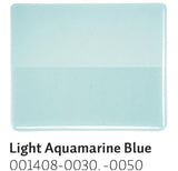 Light Aquamarine Blue Transparent (1408) 3mm-1/2 Sheet-The Glass Underground