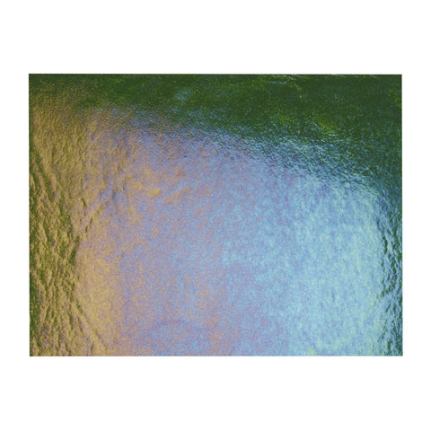 Light Aventurine Green Transparent Irid (1412-51) 2mm-1/2 Sheet-The Glass Underground