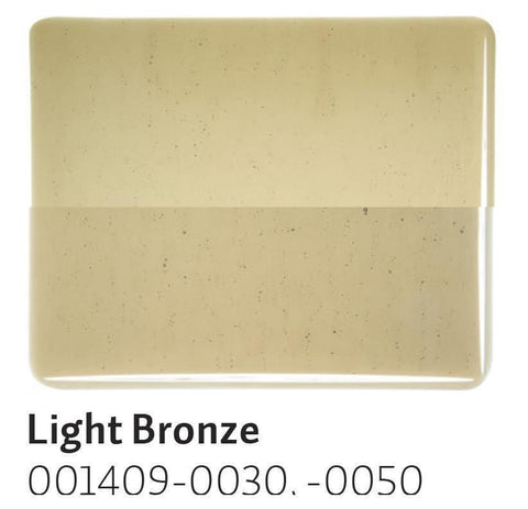 Light Bronze Transparent (1409) 2mm-1/2 Sheet-The Glass Underground