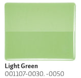 Light Green Transparent (1107) 2mm-1/2 Sheet-The Glass Underground