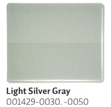 Light Silver Gray Transparent (1429) 3mm-1/2 Sheet-The Glass Underground