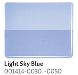 Light Sky Blue Transparent (1414) 3mm-1/2 Sheet-The Glass Underground