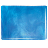 Light Turquoise Blue, True Blue Streaky (2416) 3mm-1/2 Sheet-The Glass Underground