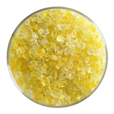 Marigold Yellow Transparent Frit (1320)-5 lbs.-Coarse-The Glass Underground