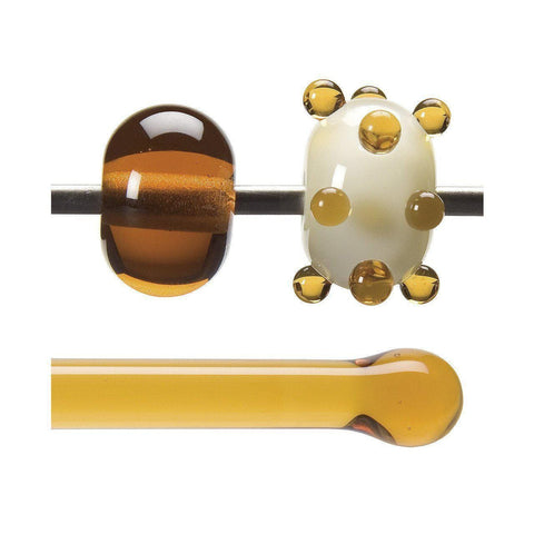 Medium Amber Transparent Rod (1137)-1 lb.-The Glass Underground