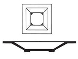 Medium Square Plate (SQM)-The Glass Underground