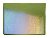 Olive Green Transparent Irid (1141-31) 2mm-1/2 Sheet-The Glass Underground