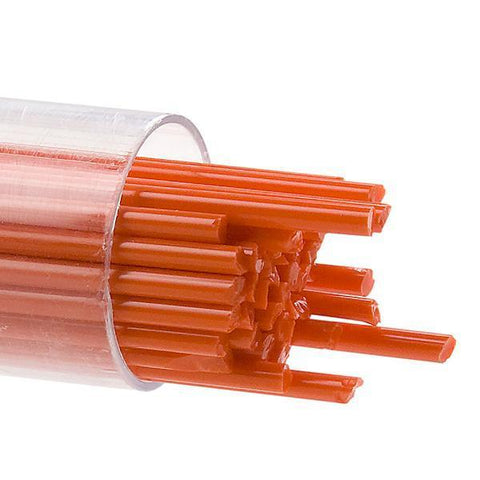 Orange Opal Stringers (125)-2mm-Tube-The Glass Underground