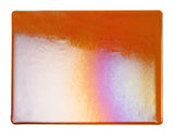 Orange Transparent Irid (1125-51) 2mm-1/2 Sheet-The Glass Underground