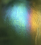 Pale Green Rainbow Irid (1407-31) 3mm-1/2 Sheet-The Glass Underground