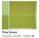 Pine Green Transparent (1241) 2mm-1/2 Sheet-The Glass Underground