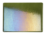 Pine Green Transparent Irid (1241-51) 2mm-1/2 Sheet-The Glass Underground