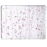 Pink and Cranberry Frit, Pink Streamers Mardi Gras (4215) 3mm-1/2 Sheet-The Glass Underground