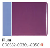 Plum Opal (332) 2mm-1/2 Sheet-The Glass Underground