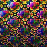 Puzzle Mix Dichro on Black 2mm-4" x 4"-The Glass Underground