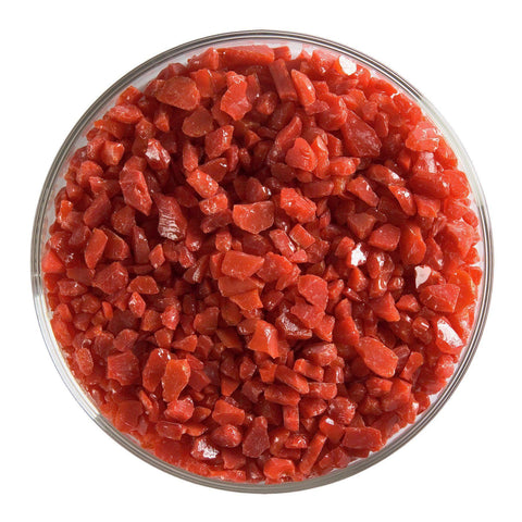 Red Opal Frit (124)-5 lbs.-Coarse-The Glass Underground