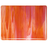 Red Opal, White Streaky (2124) 3mm-1/2 Sheet-The Glass Underground