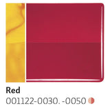 Red Transparent (1122) 3mm-1/2 Sheet-The Glass Underground