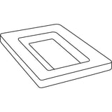 Soft-Edged Platter Long (8962)-Default-The Glass Underground