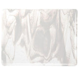 Streaky Glass Circles - Clear, White Streaky (2130) - The Glass Underground 