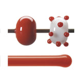 Tomato Red Opal Rod (024)-1 lb.-The Glass Underground