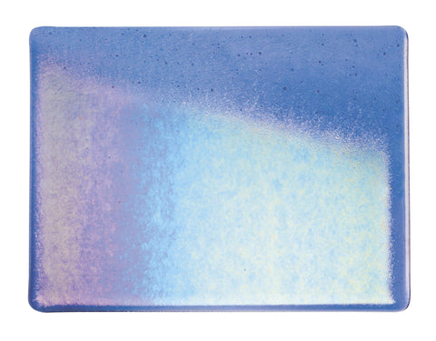 True Blue Transparent Irid (1464-31) 3mm-1/2 Sheet-The Glass Underground