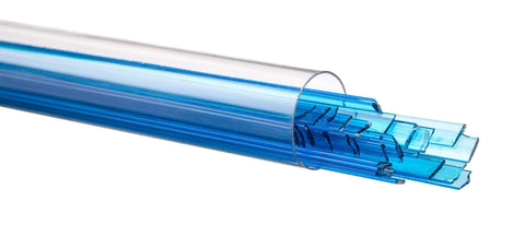 Turquoise Blue Transparent Ribbon (1116) - The Glass Underground 