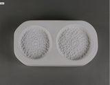 Two Small Zinnias Casting Mold-The Glass Underground