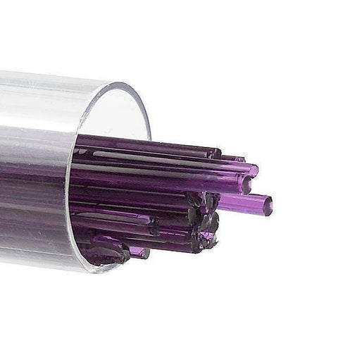 Violet Transparent Stringers (1234)-2mm-Tube-The Glass Underground
