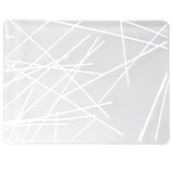 White Chopstix Transparent (4437) 3mm-1/2 Sheet-The Glass Underground