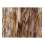 White, Dark Brown Streaky (2109) 3mm-1/2 Sheet-The Glass Underground