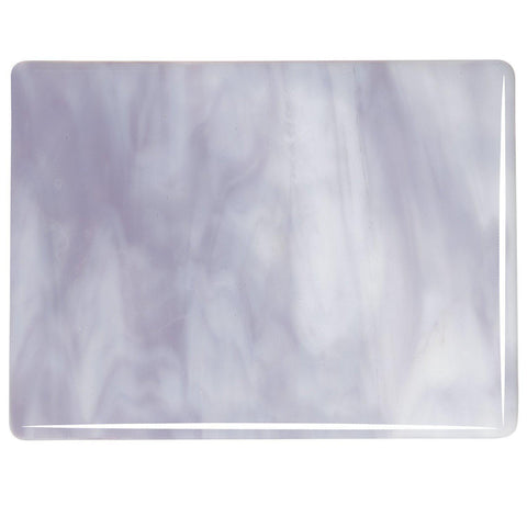 White, Lavender Blue Opal Streaky (2304) 3mm-1/2 Sheet-The Glass Underground