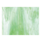 White, Light Green Streaky (2107) 3mm-1/2 Sheet-The Glass Underground