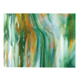 White, Orange Opal, Deep Forest Green Streaky (3123) 3mm-1/2 Sheet-The Glass Underground
