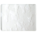 Winter: White with Clear Streamers (4113) 3mm-1/2 Sheet-The Glass Underground