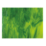Yellow Opal, Deep Forest Green Streaky (2121) 3mm-1/2 Sheet-The Glass Underground
